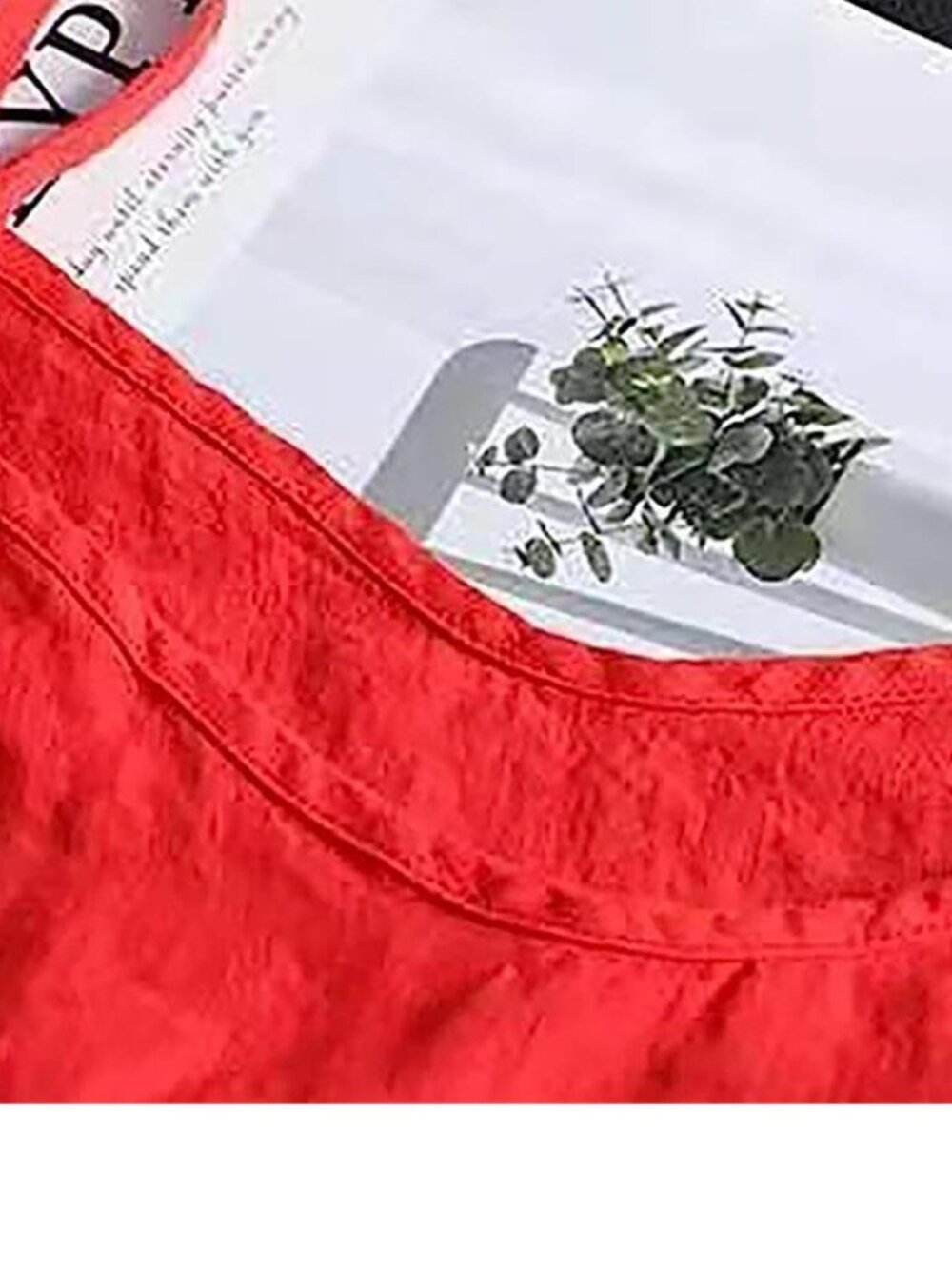 Women's Red Camisole Tank Tops Causal V-Neck Sleeveless Tops Summer loose fit - Picture 2 of 3